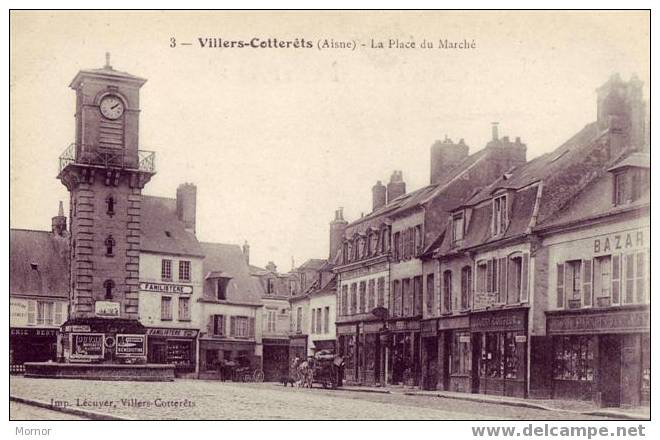 VILLERS-COTTERETS La Place Du Marché - Villers Cotterets