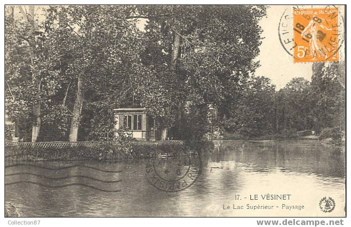 78 - YVELINES - LE VESINET - LAC SUPERIEUR - Edit. L´ABEILLE 17 - Le Vésinet