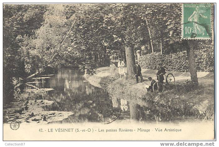 78 - YVELINES - LE VESINET - LES PETITES RIVIERES - MIRAGES - Edit. L'ABEILLE 42 - Le Vésinet