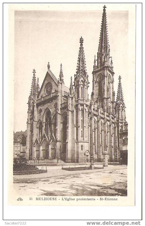 MULHOUSE    -  EGLISE PROTESTANTE ST ETIENNE - - Other & Unclassified