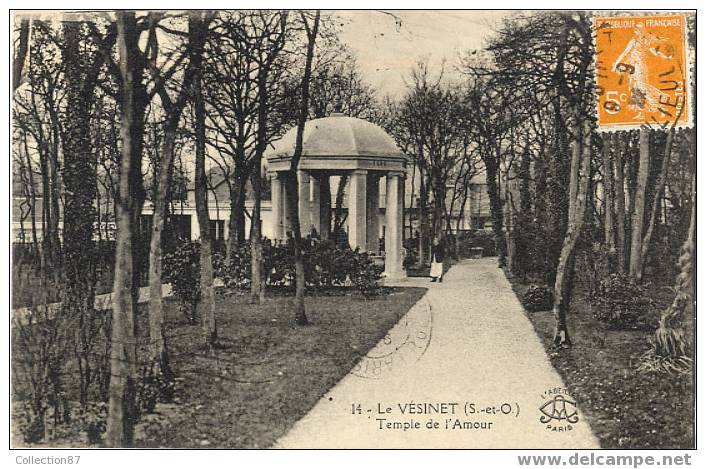 78 - YVELINES - LE VESINET - TEMPLE De L'AMOUR - Edit. L´ABEILLE 14 - Le Vésinet