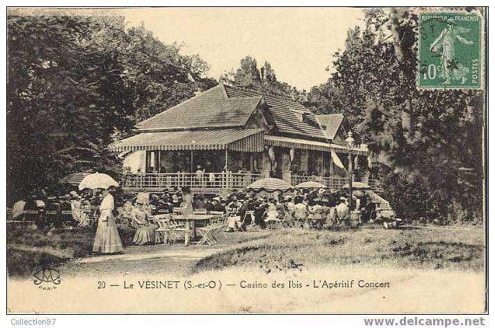 78 - YVELINES - LE VESINET - CASINO Des IBIS - APERITIF CONCERT - Edit. L´ABEILLE 20 - Le Vésinet