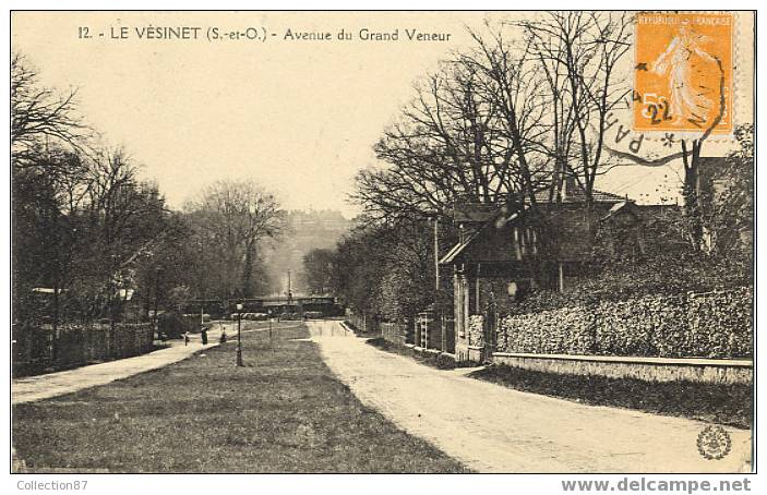 78 - YVELINES - LE VESINET - AVENUE Du GRAND VENEUR - Edit. L´ABEILLE 12 - Le Vésinet