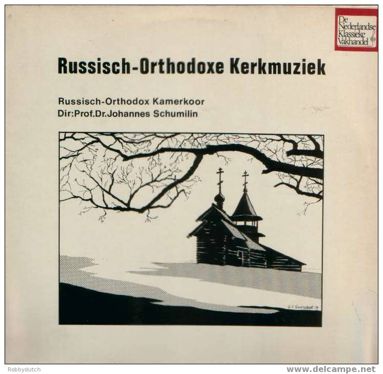 * LP * RUSSISCH-ORTHODOXE KERKMUZIEK - RUSSISCH-ORTHODOX KAMERKOOR Ex-!!! - Canciones Religiosas Y  Gospels