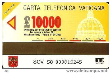 Vatican - 58 - 70. Istituzone Stato Vaticano - 16.000ex - Vatican