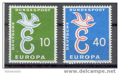 Germania Occidentale - Serie Completa Nuova: Europa CEPT 1958 - 1958