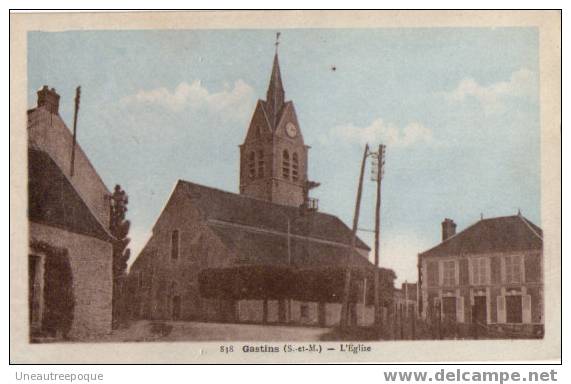 D 77 - GASTINS N° 838 - L'Eglise - Autres & Non Classés