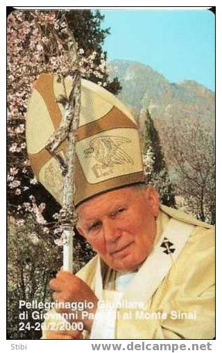 Vatican - 71 - Pellegrinaggio Giubilare Al Monte Sinai - II. John Paul Pope - 14.000ex - Vatican