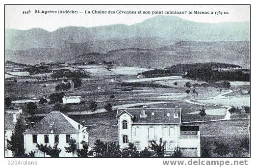 St Agréve - La Chaine Des Cévennes - Saint Agrève