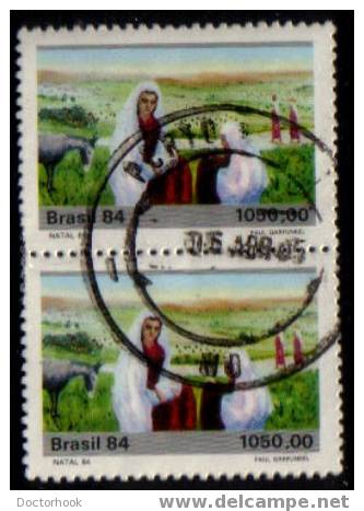 BRAZIL    Scott: # 1966   VF USED Pair - Oblitérés