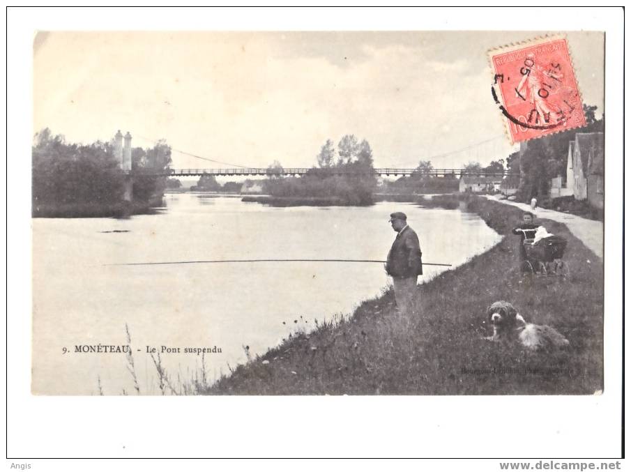 CPA---89----Moneteau----PONT---PECHEUR - Moneteau