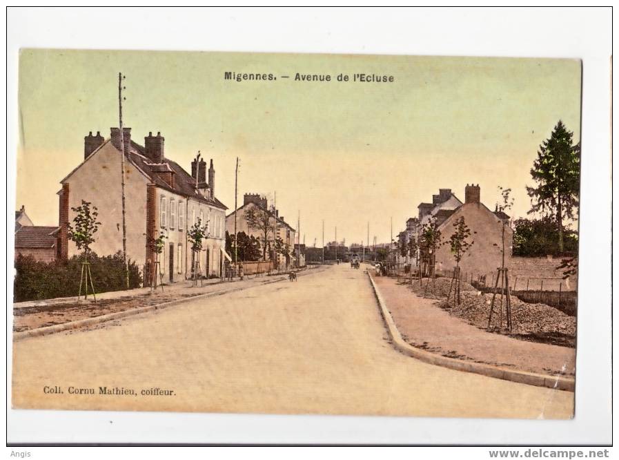 CPA---89----  Migennes----AVENUE DE L´ECLUSE - Migennes