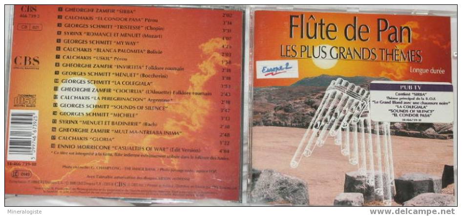 CD Flute De Pan. Les Plus Grands Themes - Instrumentaal