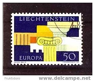 Liechtenstein Mi 431 Europa 1963 - Antique Columns - Oblitérés