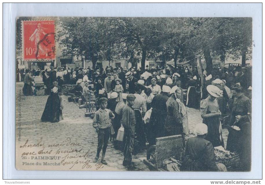 PAIMBOEUF - PLACE DU MARCHE - Paimboeuf