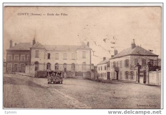 CONTY (Somme) - Ecole Des Filles - Conty