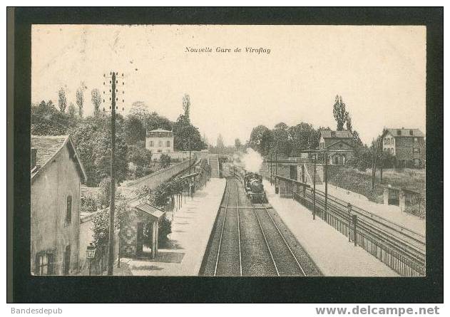 Viroflay - La Nouvelle Gare De Viroflay ( Train A. Bourdier Imp.-édit.) - Viroflay