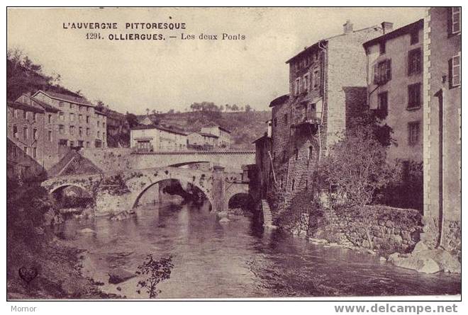 OLLIERGUES Les Deux  Ponts - Olliergues