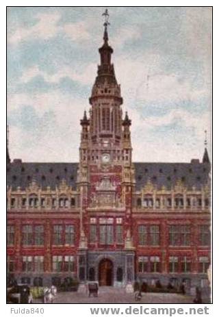 CPA.  SCHAERBEECK.     Maison Communale.    1911.    (animée) - Schaarbeek - Schaerbeek