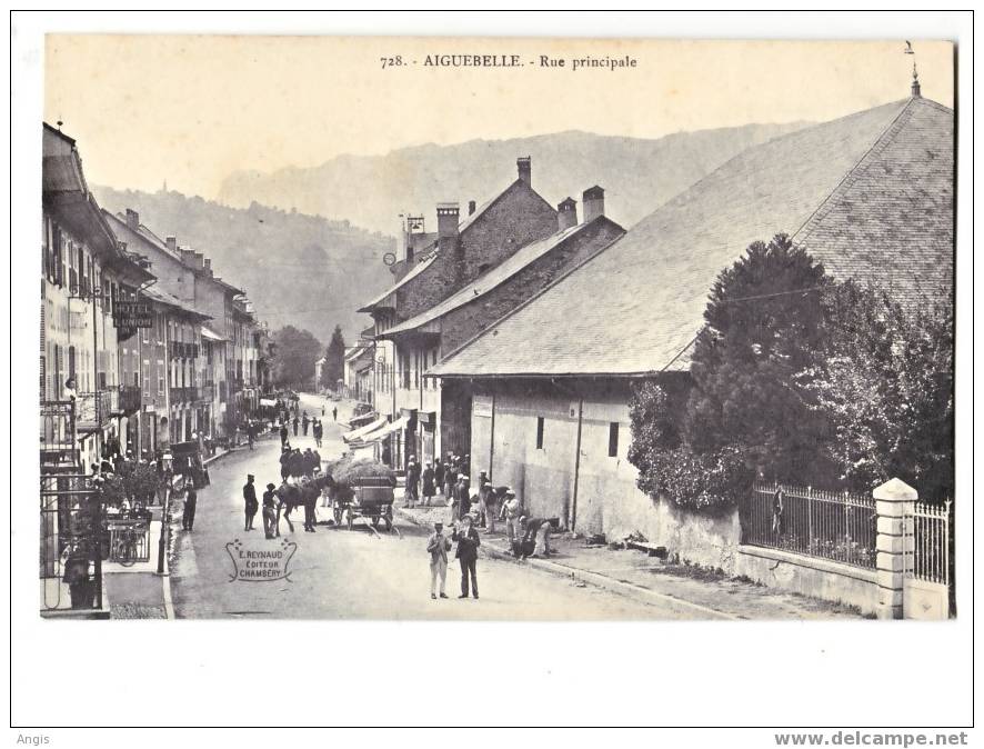 CPA---73----Aiguebelle----RUE PRINCIPALE - Aiguebelle