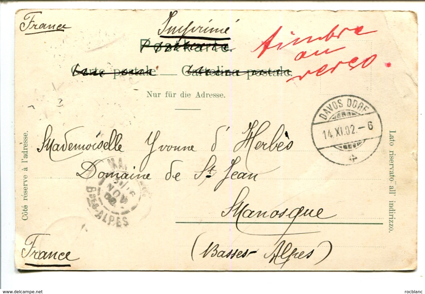 ATTELAGE:diligeance De La Poste Voyagé En 1902 - Other & Unclassified