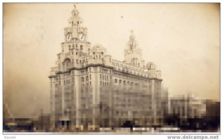 LIVERPOOL [Lancashire ~ Angleterre ~ Royaume Uni] - Carte Photo Du Royal Liver Building - Liverpool
