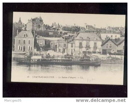 12493 Chateau Gontier Le Bateau D'angers édit.LL N°15 Belle Carte - Chateau Gontier