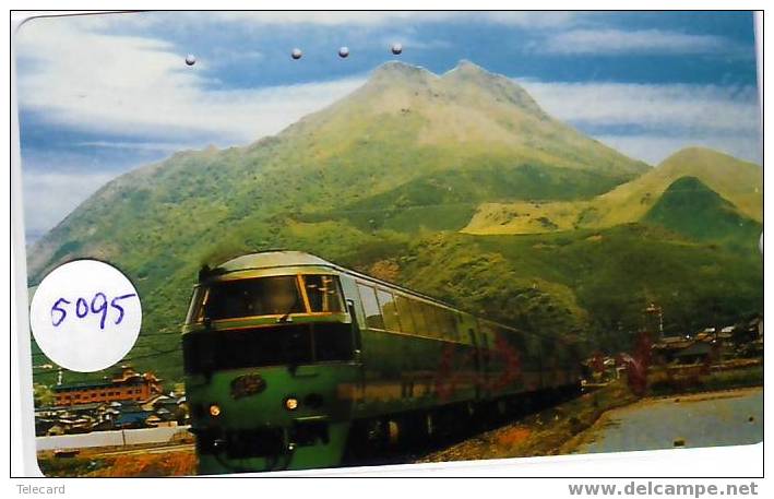 Trein Train Trenes Zug Eisenbahn Locomotive Locomotif Op Telefoonkaart Japan (5095) - Treinen