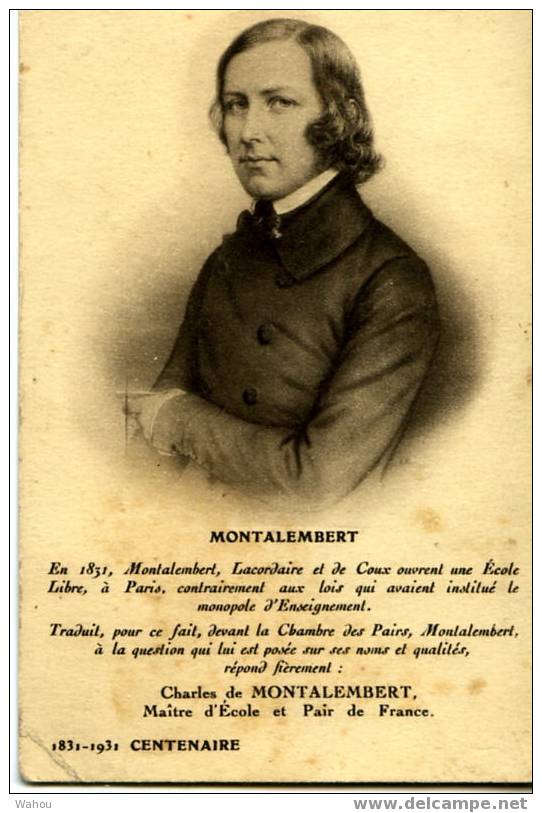 MONTALEMBERT - Philosophie