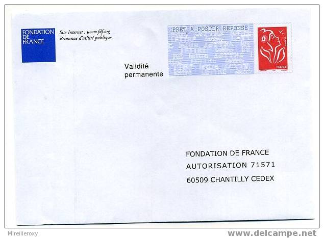 PAP REPONSE LAMOUCHE FONDATION DE FRANCE - Prêts-à-poster: Réponse /Lamouche