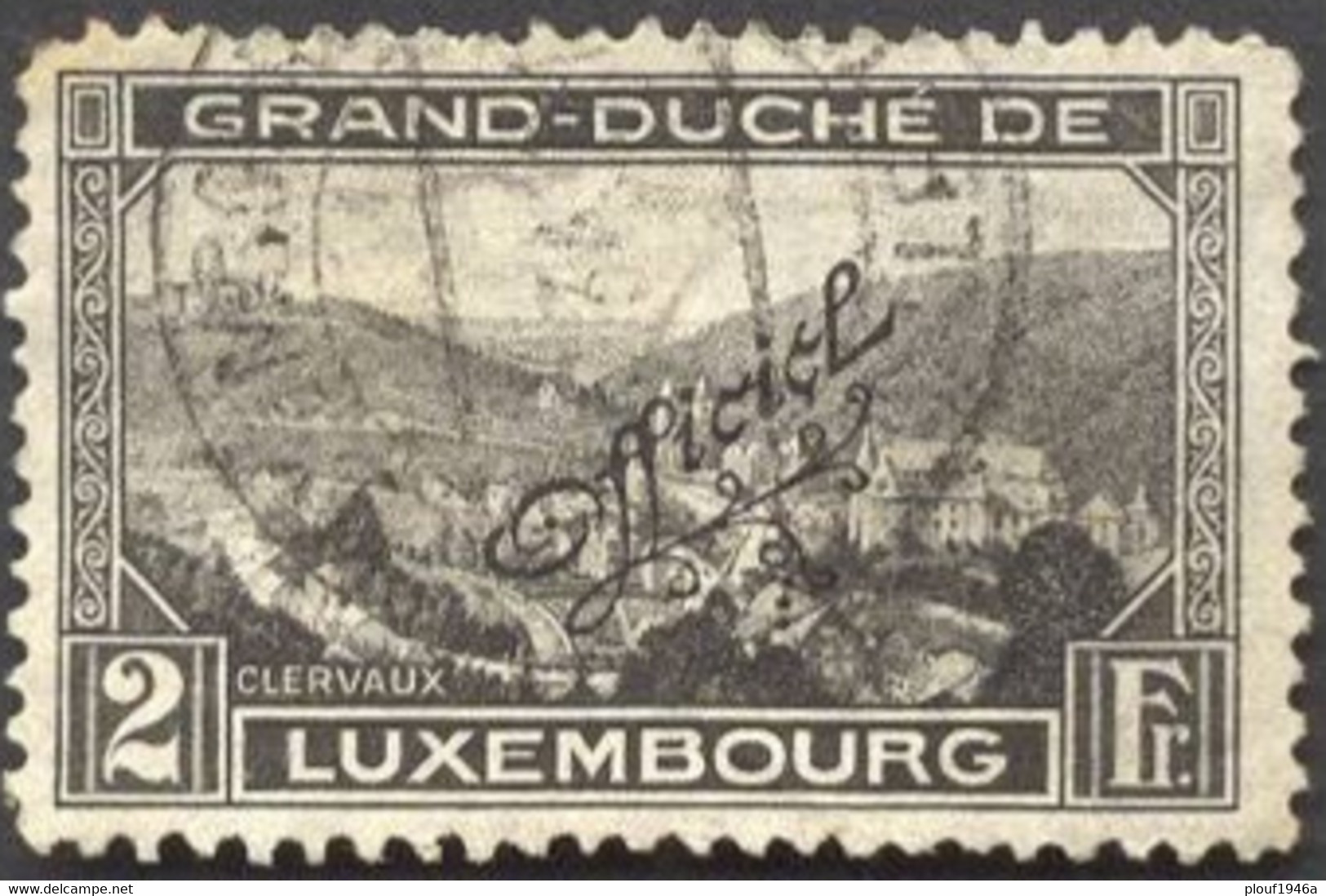 Pays : 286,04 (Luxembourg)  Yvert Et Tellier N° : S 187 (o) - Servizio