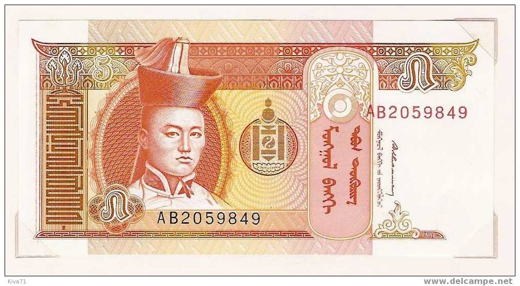 5 Tugrik    "MONGOLIE"    Cheval P53  UNC   Ro30 - Mongolia