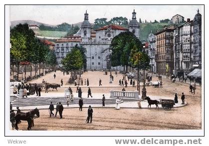 Et008 /  SPANIEN - Bilbao, El Arenal – 1906 – Nach Schweden (Landskrona) Mit Pferdektschen - Vizcaya (Bilbao)