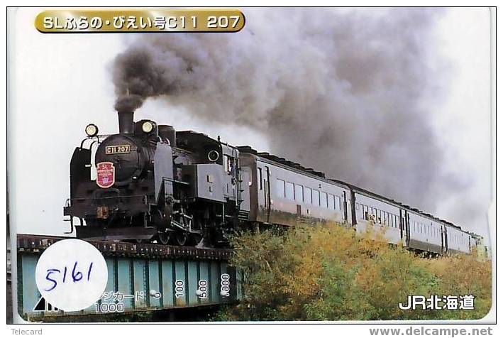 Trein Train Trenes Zug Eisenbahn Locomotive Locomotif Op Telefoonkaart Japan (5161) - Treinen