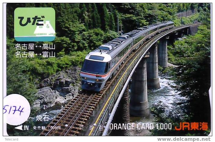 Trein Train Trenes Zug Eisenbahn Locomotive Locomotif Op Telefoonkaart Japan (5174) - Treinen