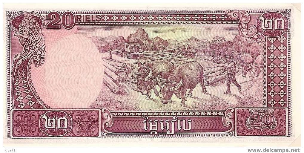 20 Riels  "CAMBODGE"    1979  P31   UNC  Ro 16 -  19 - Kambodscha
