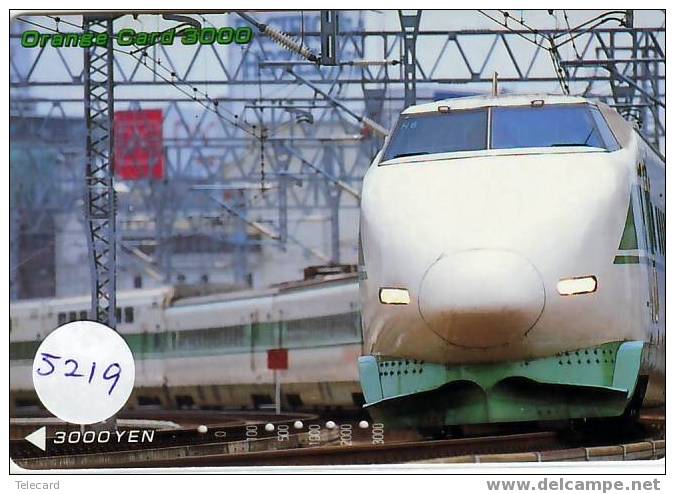 Trein Train Trenes Zug Eisenbahn Locomotive Locomotif Op Telefoonkaart Japan (5219) - Treinen
