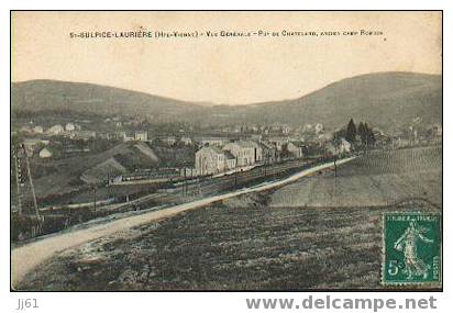 Saint Sulpice Laurière Vue Générale Puy De Chatelard Ancien Camp Romain - Saint Sulpice Les Feuilles