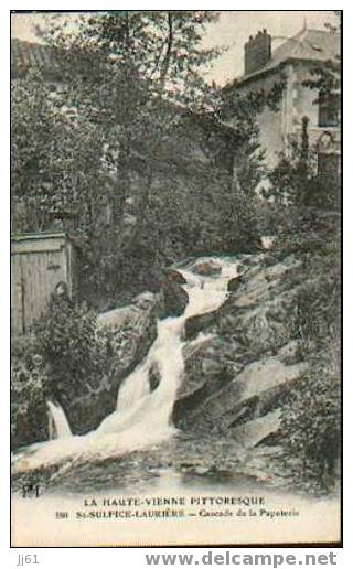 Saint Sulpice Laurière Cascade De La Papeterie - Saint Sulpice Les Feuilles