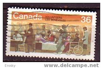 F0805 - CANADA Yv N°995 BENEVOLES - Oblitérés