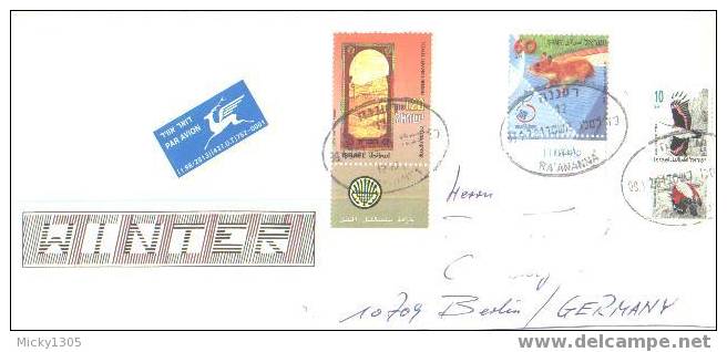 Israel - Umschlag Echt Gelaufen / Cover Used (1296) - Briefe U. Dokumente