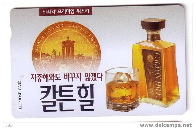 WHISKY Calton Hill ( Korea Rare Card ) - Scotch Whiskey - Drink - Alcohol Beverage - Alcool - Alkohol - Astronomie