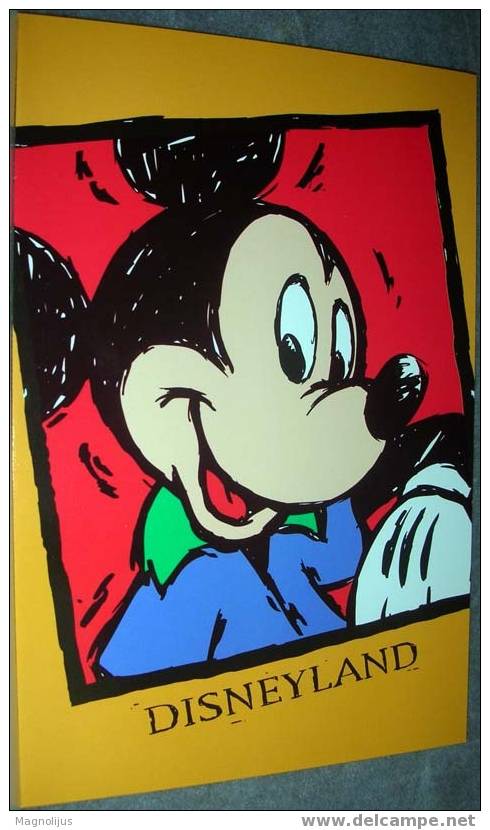 Mickey Mouse, Disney, Cartoon, Postcard - Disneyland