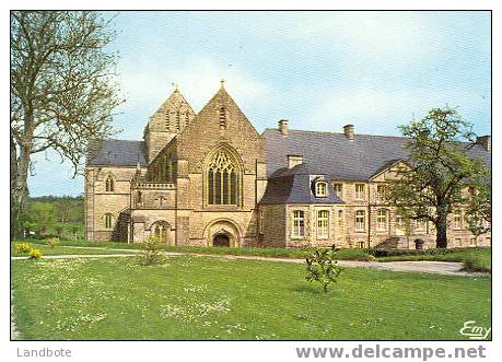 OF-31 Abbaye De St-Sauveur-le-Vicomte L'abbatiale, La Gloriette Et La Maison Mère Au Printemps - Saint Sauveur Le Vicomte