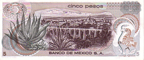 MEXIQUE    5 Pesos   Daté Du 27-06-1972    Pick 62c    ***** BILLET  NEUF ***** - Messico