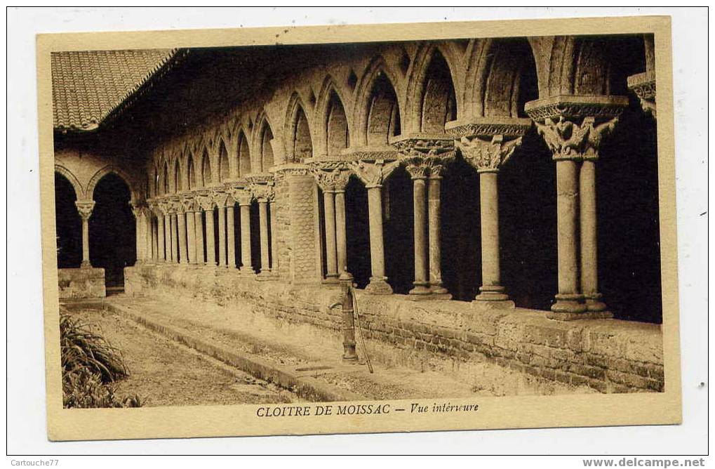 K2 - MOISSAC - Cloître - Vue Intérieure (1929) - Moissac