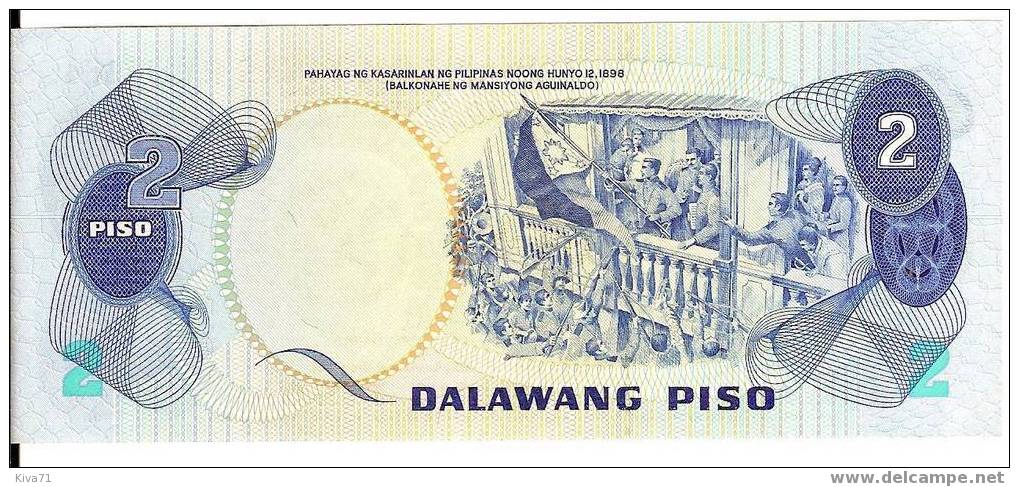 2 Piso  "PHILIPPINES"   Commémoratif  Pape J.P II  P166 UNC  Ro 46 - Filippine