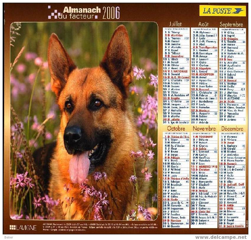 CALENDRIER ALMANACH 2006 - Grossformat : 2001-...