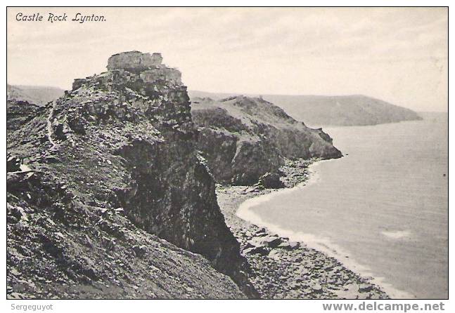 Lynton : Castle Rock - (c1519) - Lynmouth & Lynton