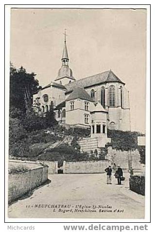 CPA 88 NEUFCHATEAU - L Eglise St Nicolas - Neufchateau